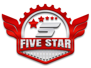 Five Star Wheels and Tires Logo